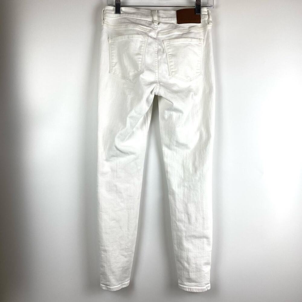 J Crew Mercantile 10” Highest Rise Skinny Jeans Denim Frost Wash Women’s Sz 27 - Picture 8 of 11